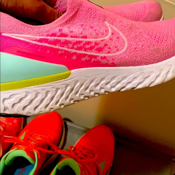 Nike | Shoes | Nike Epic Pink Slip On Shoes Size 1 | Poshmark